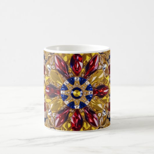 Tasse mit kolumbianischer Farbgestaltung (Mittel)