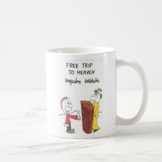 Tasse mit lebhaften Bildern der lustigen
