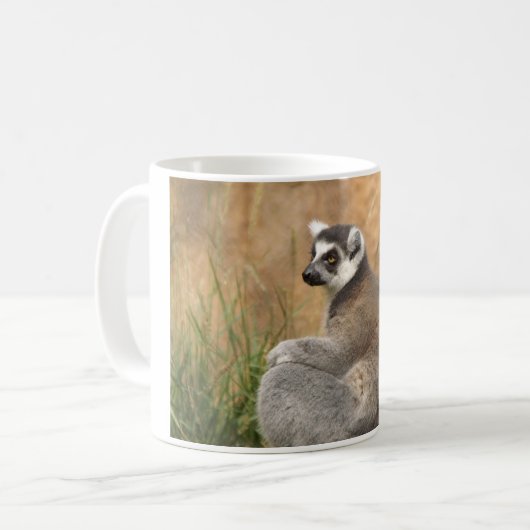 Tasse mit Lemur (Vorderseite Links)