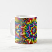 Tasse mit LGBTQ-Farbdesign (Vorderseite Links)