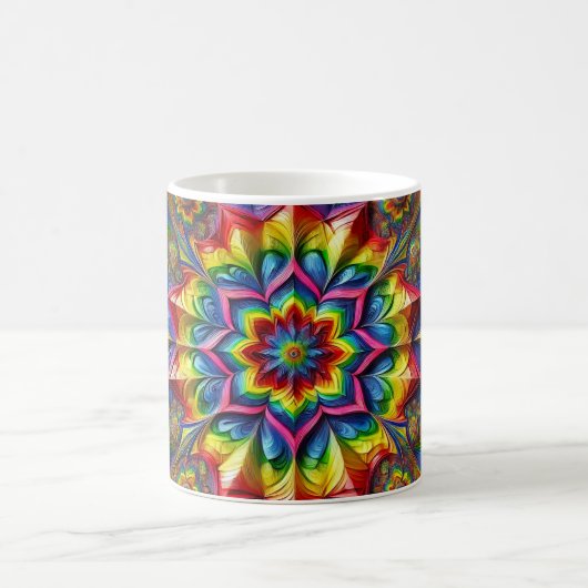 Tasse mit LGBTQ-Farbdesign (Mittel)