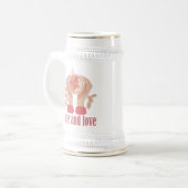 Tasse mit Liebe, Händchen und Kaffee - Angebot (Vorderseite Links)