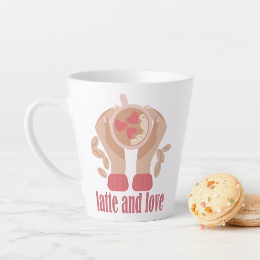 Tasse mit Liebe, Händchen und Kaffee - Angebot (Beispiel)