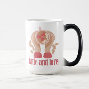 Tasse mit Liebe, Händchen und Kaffee - Angebot