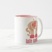 Tasse mit Liebe, Händchen und Kaffee - Angebot (VorderseiteRechts)