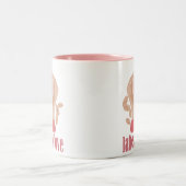 Tasse mit Liebe, Händchen und Kaffee - Angebot (Mittel)