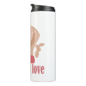 Tasse mit Liebe, Händchen und Kaffee - Angebot (Nach rechts gedreht)