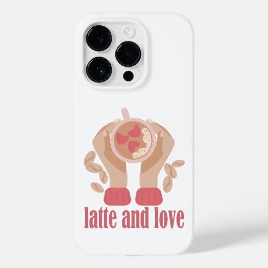 Tasse mit Liebe, Händchen und Kaffee - Angebot Case-Mate iPhone Hülle (Rückseite)