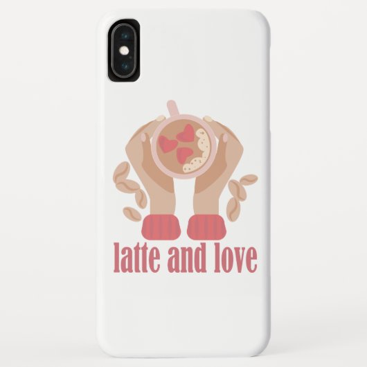 Tasse mit Liebe, Händchen und Kaffee - Angebot Case-Mate iPhone Hülle (Rückseite)