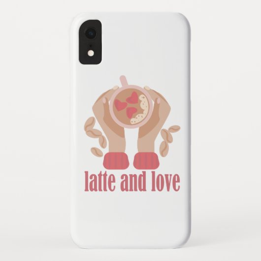 Tasse mit Liebe, Händchen und Kaffee - Angebot Case-Mate iPhone Hülle (Rückseite)
