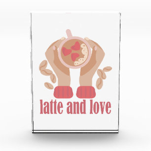 Tasse mit Liebe, Händchen und Kaffee - Angebot Fotoblock
