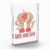 Tasse mit Liebe, Händchen und Kaffee - Angebot Fotoblock (Links)
