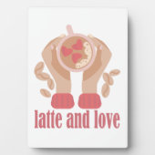 Tasse mit Liebe, Händchen und Kaffee - Angebot Fotoplatte (Vorderseite)