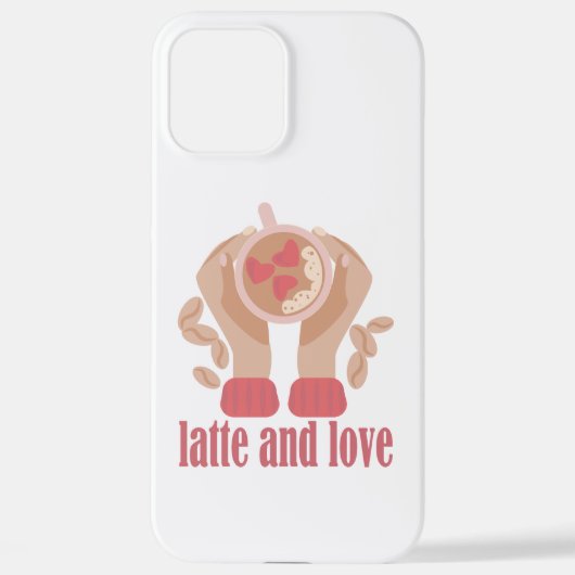 Tasse mit Liebe, Händchen und Kaffee - Angebot iPhone Hülle (Rückseite)