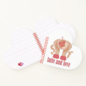 Tasse mit Liebe, Händchen und Kaffee - Angebot Notizblock (Innenseite)