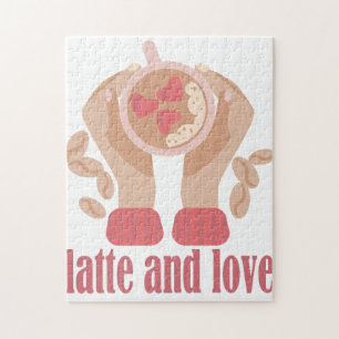 Tasse mit Liebe, Händchen und Kaffee - Angebot Puzzle