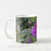 Tasse mit lila Dahlien (Links)