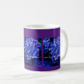 Tasse mit Lila Hydrangeas Hand mir einen Ventilato (VorderseiteRechts)