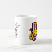 Tasse mit Logo; Vintage Kunst (Mittel)
