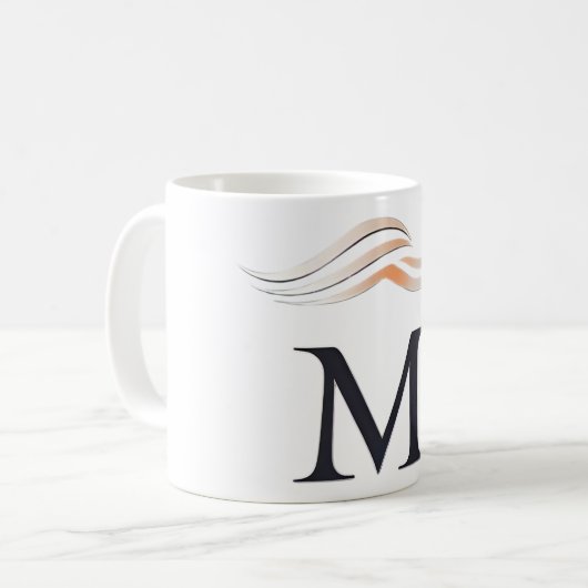Tasse mit Logobuchstabe "M" (Vorderseite Links)