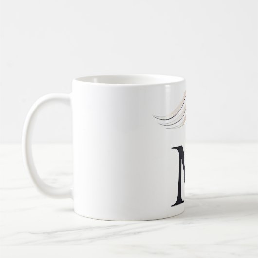 Tasse mit Logobuchstabe "M" (Links)