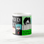 Tasse mit lustigem koreanischem Sprichwort (Mittel)