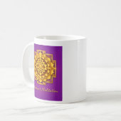 Tasse mit Maha Sri Yantra (Vorderseite Links)