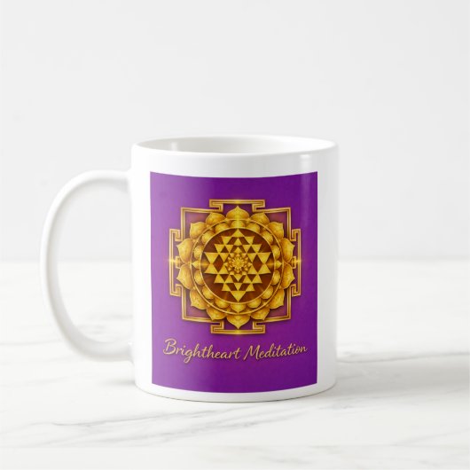 Tasse mit Maha Sri Yantra (Links)
