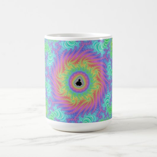 Tasse mit Mandelbrot Fraktal (Mittel)