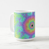 Tasse mit Mandelbrot Fraktal (Vorderseite Links)