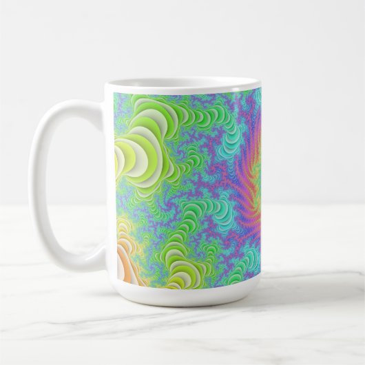 Tasse mit Mandelbrot Fraktal (Links)