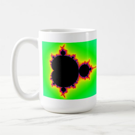Tasse mit Mandelbrot Fraktal (Links)
