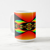 Tasse mit Mandelbrot Fraktal (Vorderseite Links)
