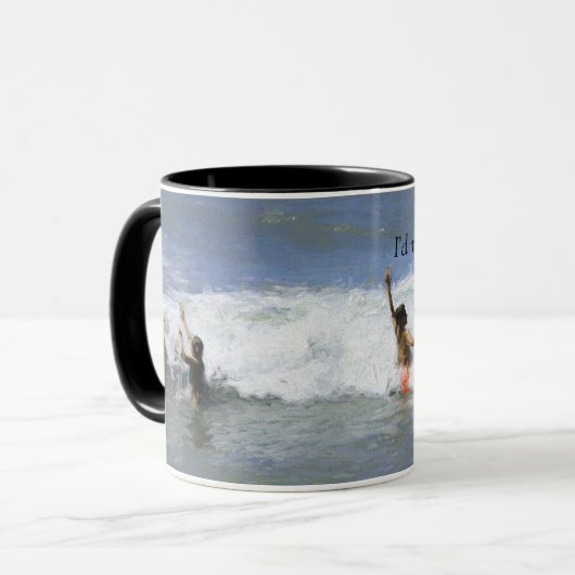 Tasse mit Meeresspass (Vorderseite Links)