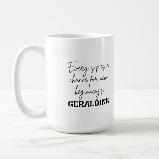 Tasse mit modernem Design (Links)