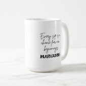 Tasse mit modernem Design (VorderseiteRechts)