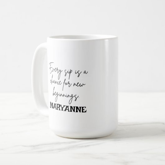 Tasse mit modernem Design (Vorderseite Links)