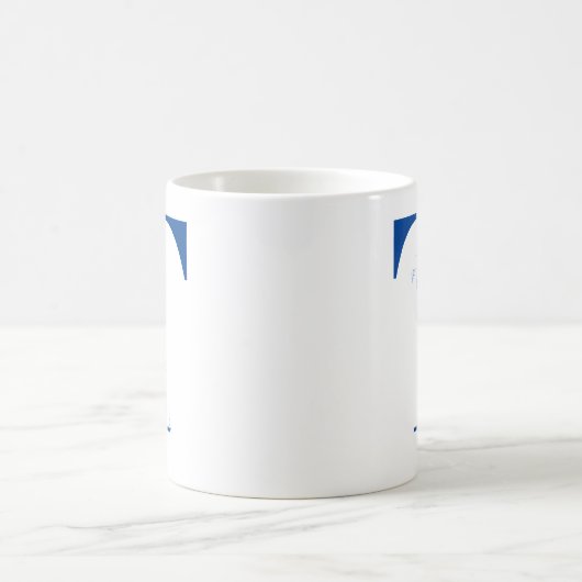 Tasse mit Monogramm Floral Letter T (Mittel)