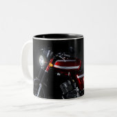 Tasse mit Motorrad (Vorderseite Links)