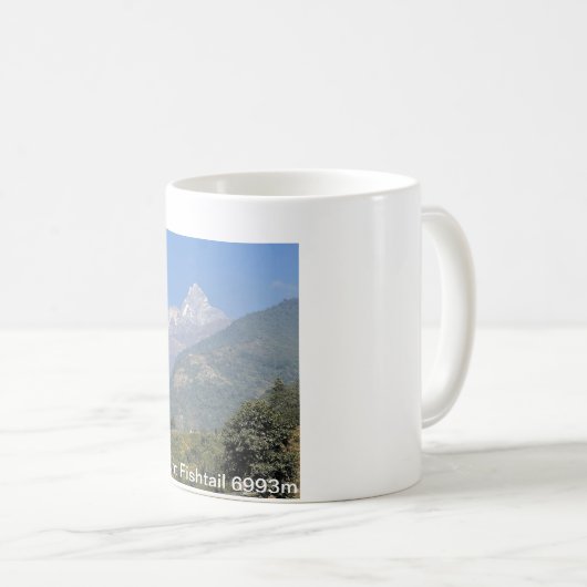 Tasse mit Mount Fishtail (VorderseiteRechts)