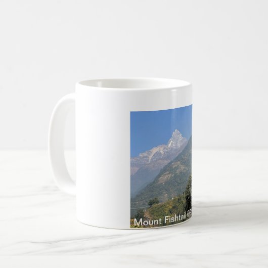 Tasse mit Mount Fishtail (Vorderseite Links)