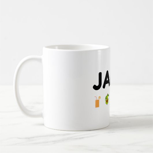 Tasse mit Namen Jamie (Links)