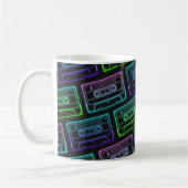 Tasse mit Neon Multicolor-Kassettenmuster (Links)