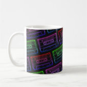 Tasse mit Neon Multicolor-Kassettenmuster (Links)