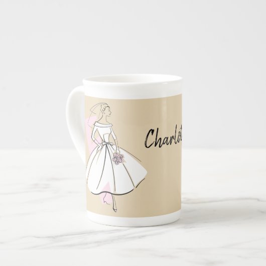 Tasse mit neutralem Namen der Mode Bride Knochen C (Vorderseite Links)