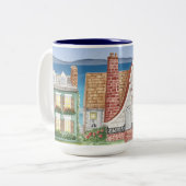 Tasse mit Nice Blick Zuhause am Strand (Vorderseite Links)