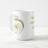 Tasse mit niedlichem Design. (Vorderseite Links)