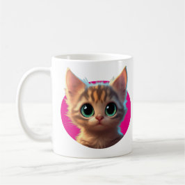 Tasse mit Niedlichem Katzendesign
