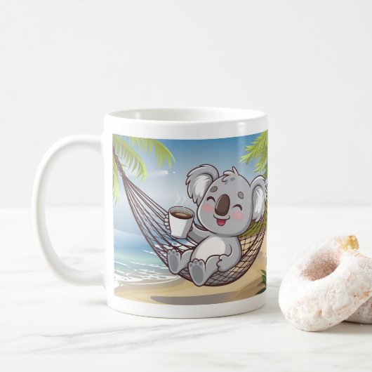 Tasse mit Niedlichem Koala (Mit Donut)