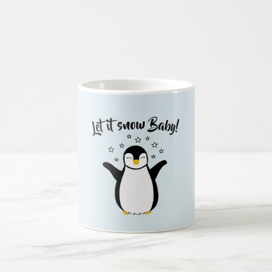 Tasse mit niedlichem Penguin Baby (Mittel)